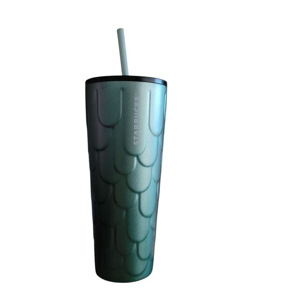 Starbucks Green Tumbler with Straw - Picture 1 of 7